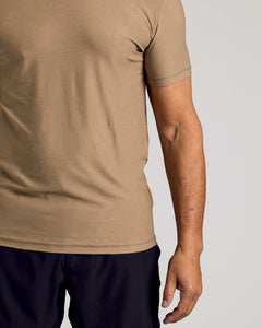 True ClassicDriftwood Active Short Sleeve Crew Neck Tee