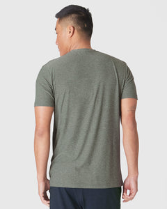 True ClassicHeather Forest Active Crew Neck Tee