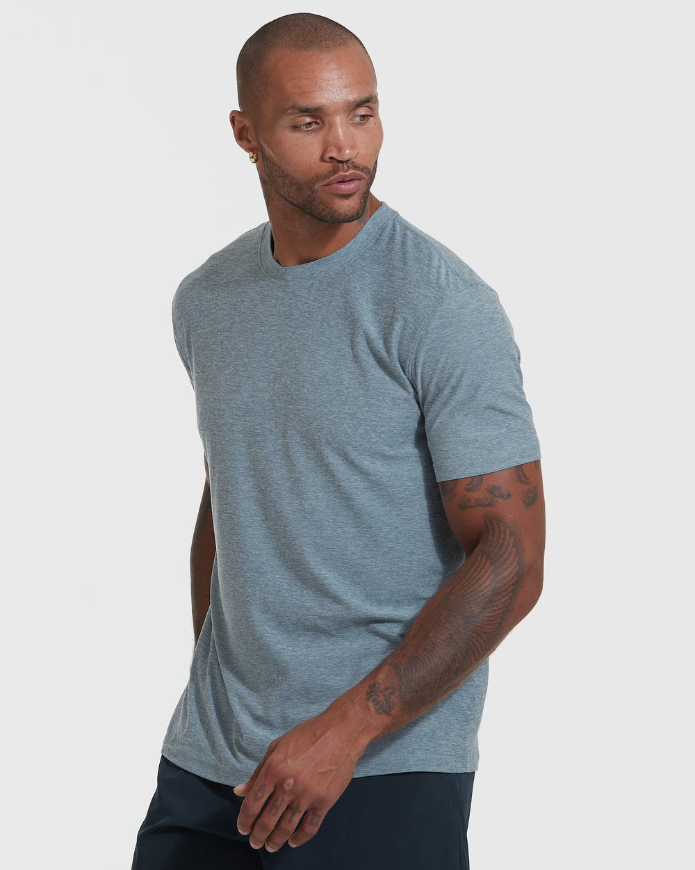 Heather Active and Classic Crew Neck 9-Pack