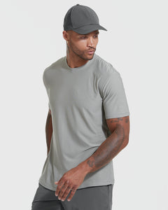 True ClassicIron Gray Active Crew Neck Tee