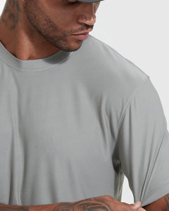 True ClassicIron Gray Active Crew Neck Tee