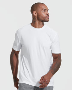 True ClassicAll White Active Crew Neck 6-Pack