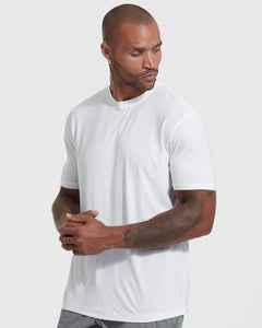 True ClassicAll White Active Crew Neck 6-Pack