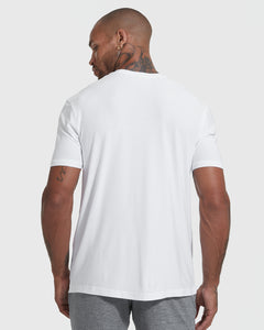 True ClassicAll White Active Crew Neck 6-Pack