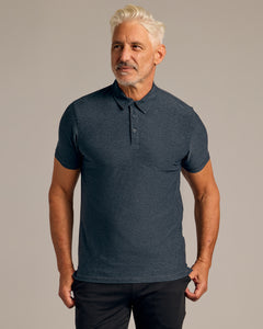 True ClassicDark Heather Fiord Active Polo