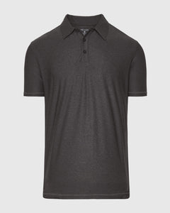 True ClassicDark Heather Tempest Active Polo 2.0