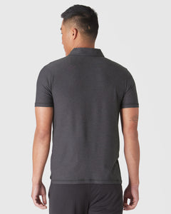 True ClassicDark Heather Tempest Active Polo 2.0