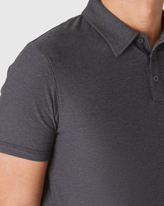 True ClassicDark Heather Tempest Active Polo 2.0