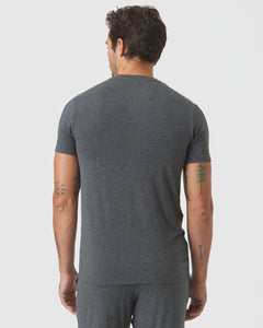 True ClassicCharcoal Heather Gray Short Sleeve Loungewear Tee