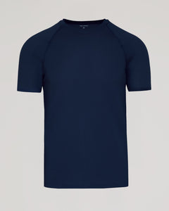 True ClassicT-shirt à manches longues Active Mesh bleu marine