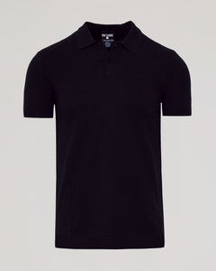 True ClassicBlack Short Sleeve Sweater Polo 2.0