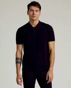 True ClassicBlack Short Sleeve Sweater Polo 2.0