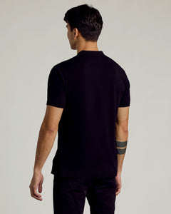 True ClassicBlack Short Sleeve Sweater Polo 2.0