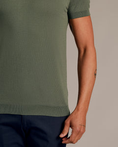 True ClassicMoss Short Sleeve Sweater Polo 2.0