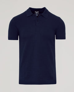 True ClassicNavy Short Sleeve Sweater Polo 2.0