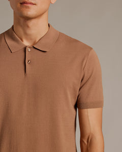 True ClassicTruffle Short Sleeve Sweater Polo 2.0