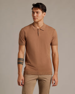 True ClassicTruffle Short Sleeve Sweater Polo 2.0