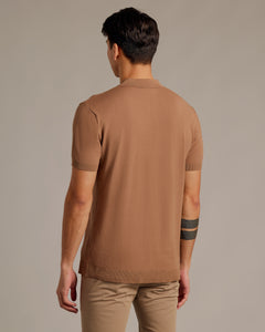 True ClassicTruffle Short Sleeve Sweater Polo 2.0