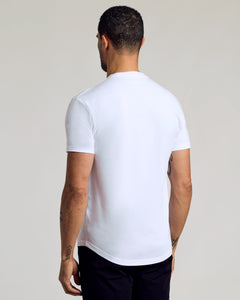 True ClassicWhite Short Sleeve Curved Hem Crew 3-Pack