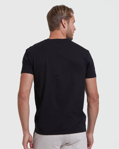 True ClassicAll Black V-Neck Tee 3-Pack