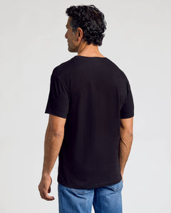 True ClassicAll Black V-Neck Tee 3-Pack