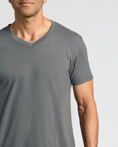 True ClassicCarbon V-Neck Tee