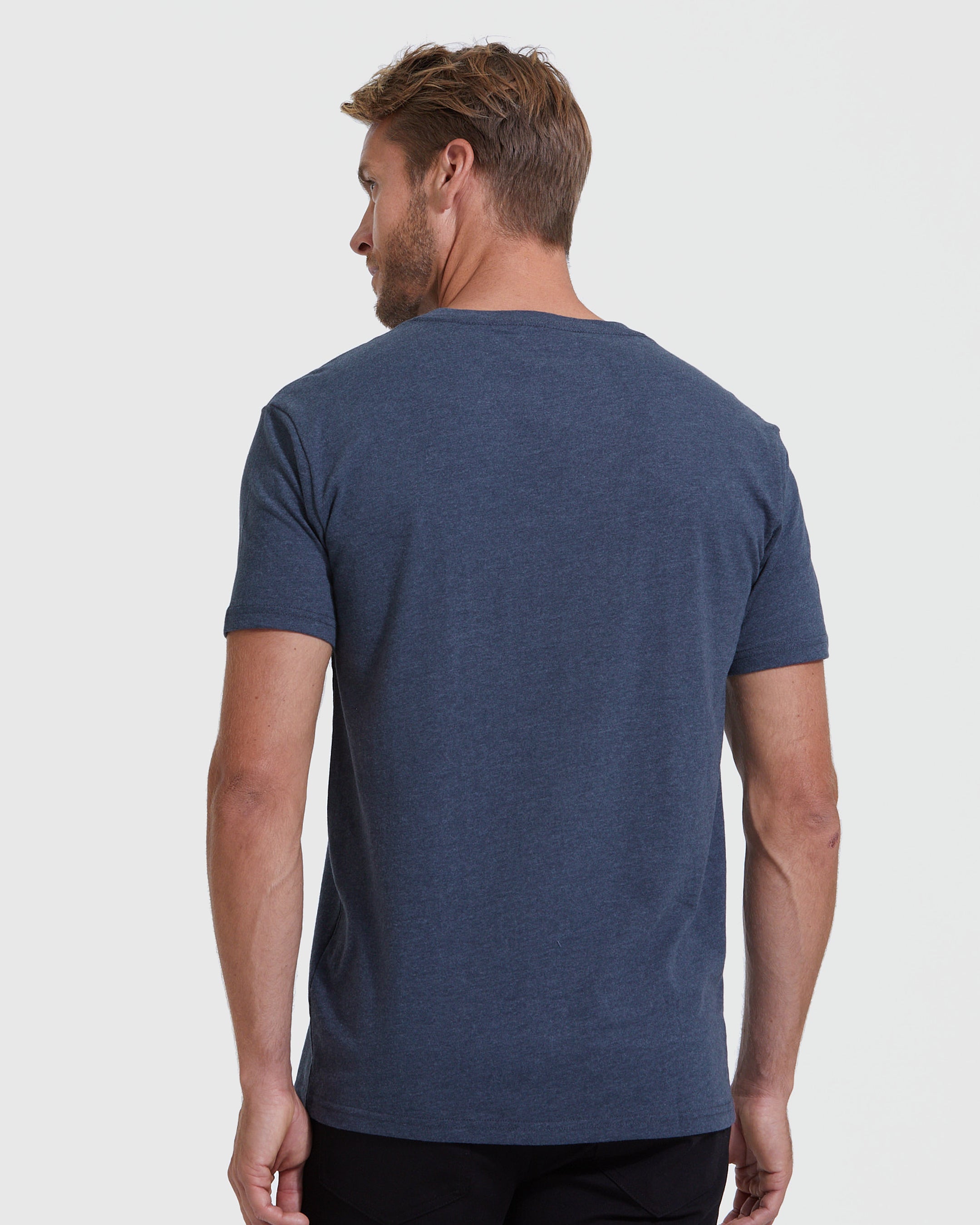 Heather navy store blue t shirt