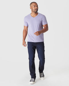 True ClassicHeather Dark Orchid V-Neck Tee