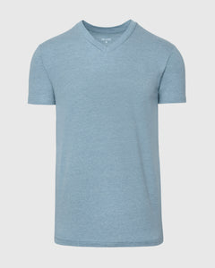 True ClassicHeather Sapphire V-Neck Tee