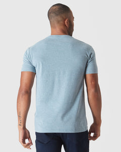 True ClassicHeather Sapphire V-Neck Tee