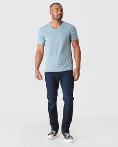 True ClassicHeather Sapphire V-Neck Tee