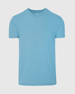 True ClassicHeather Voyager V-Neck Tee