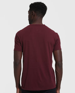 True ClassicMahogany V-Neck Tee