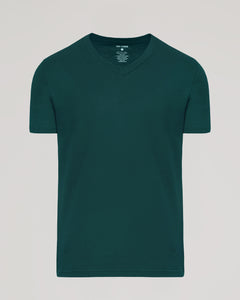 True ClassicViridian V-Neck Tee