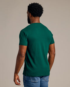 True ClassicViridian V-Neck Tee