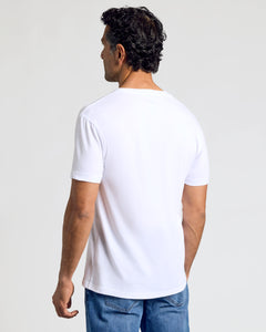 True ClassicWhite V-Neck Tee