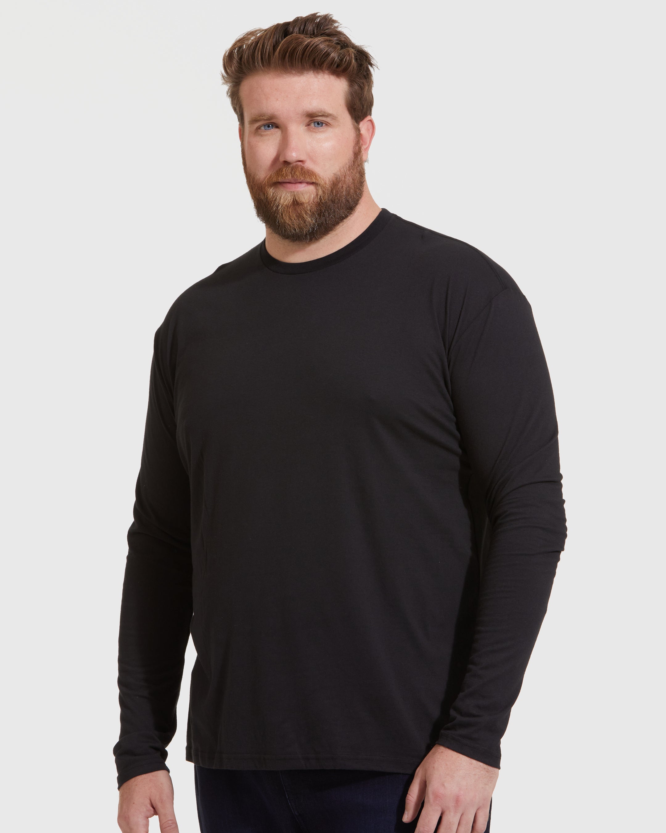 Black long clearance t shirt mens