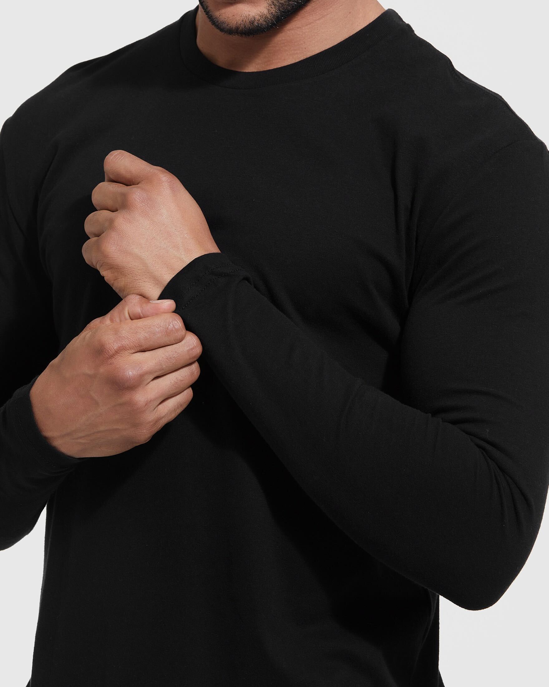 Spyder Logo Tech Shirt Long Sleeve Top - Black - Mens