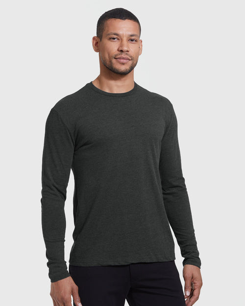 Heather Staple Long Sleeve T-Shirt 6-Pack