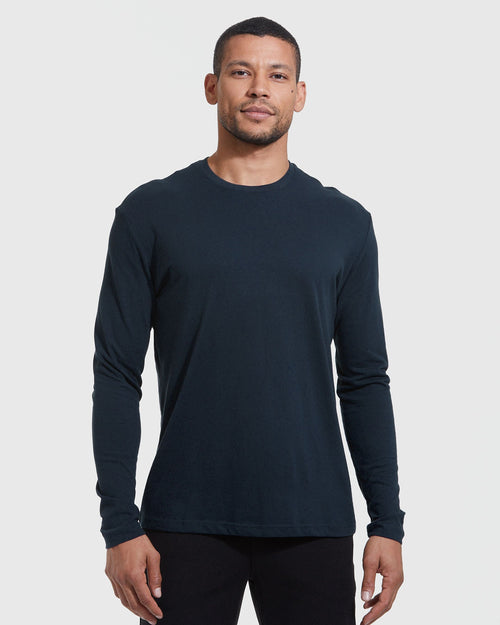 Long Sleeve Color Crew 3-Pack