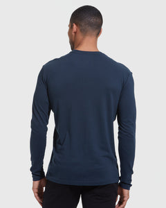 True ClassicAll Navy Long Sleeve Crew Neck 6-Pack