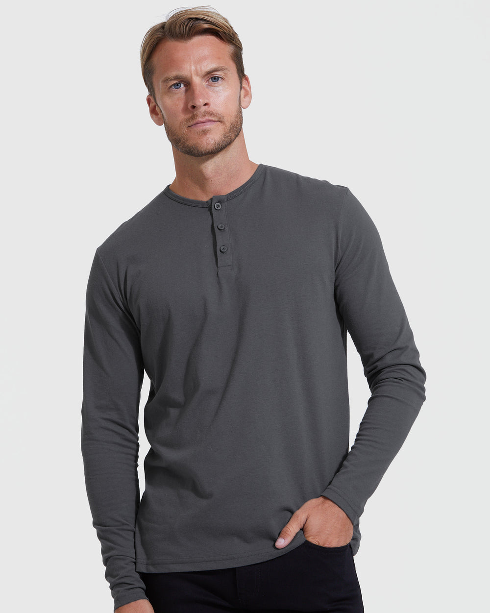 Everyday Long Sleeve Henley 6-Pack