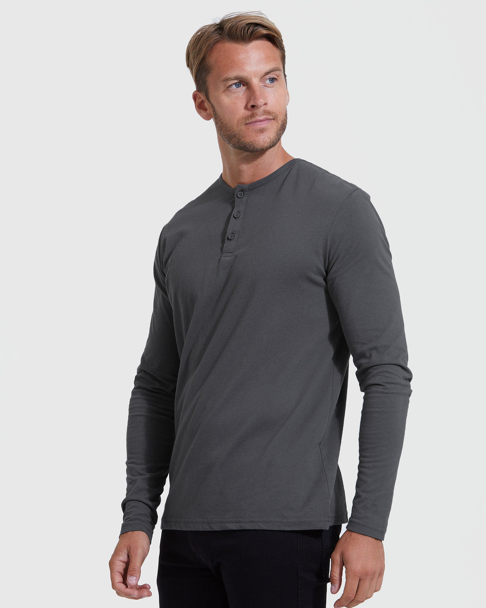 Classic Long Sleeve Henley 3-Pack