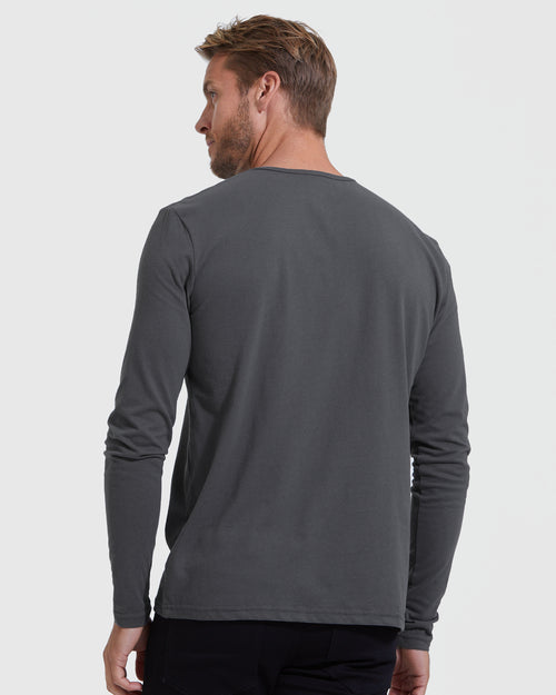 Everyday Long Sleeve Henley 6-Pack