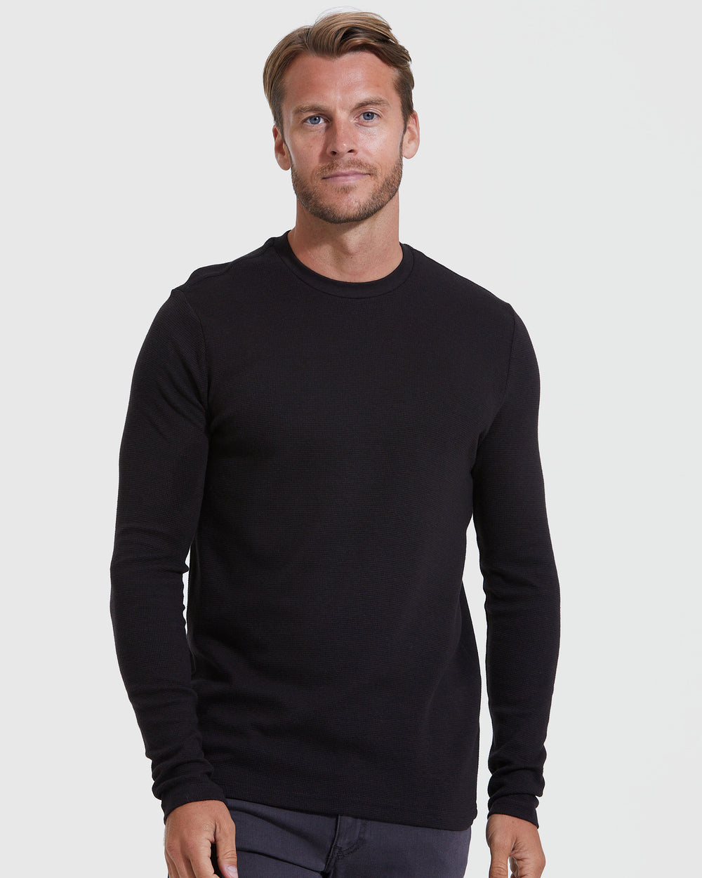 Waffle Long Sleeve Crew 3-Pack