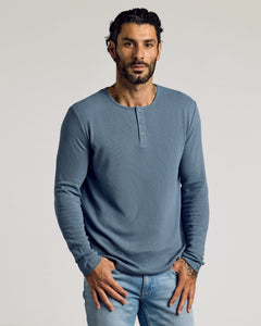 True ClassicFiord Waffle Long Sleeve Henley