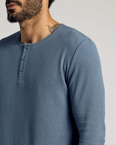 True ClassicFiord Waffle Long Sleeve Henley