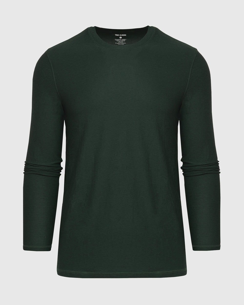 Dark Heather Forest Active Long Sleeve Crew T-Shirt