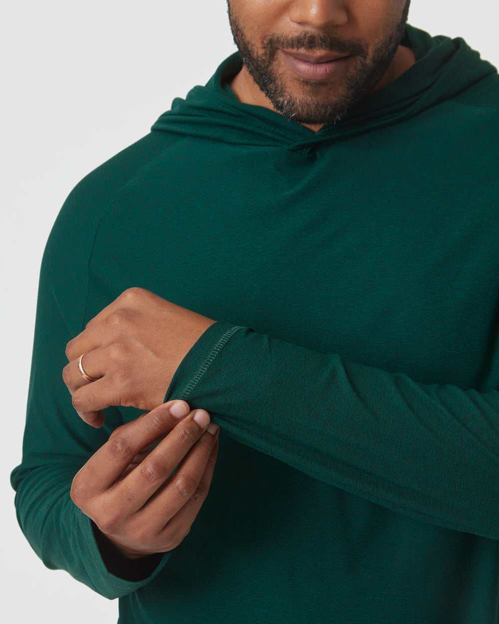 Evergreen Heather Active Hoodie, Evergreen Heather Active Hoodie