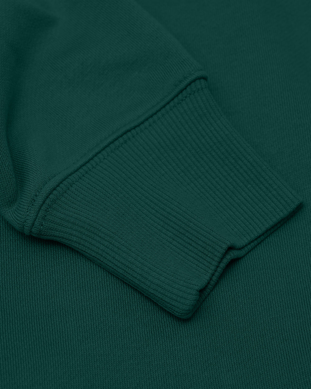 Emerald Fleece French Terry Pullover Crew Neck